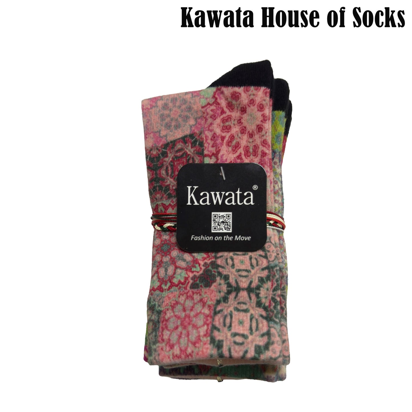 3-in-1 Motif Designs Bundle Mid-Calf Socks EU35-EU39 ( Set A )