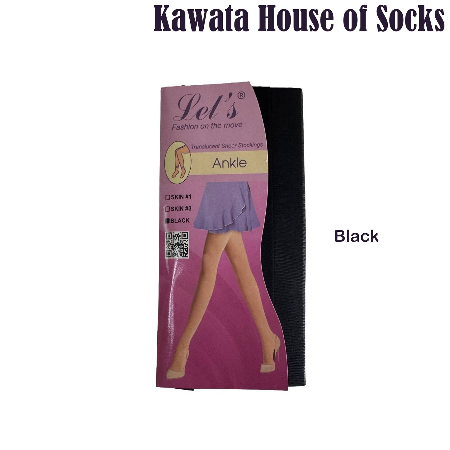 Ankle Translucent Sheer Stockings, 20 Deniers