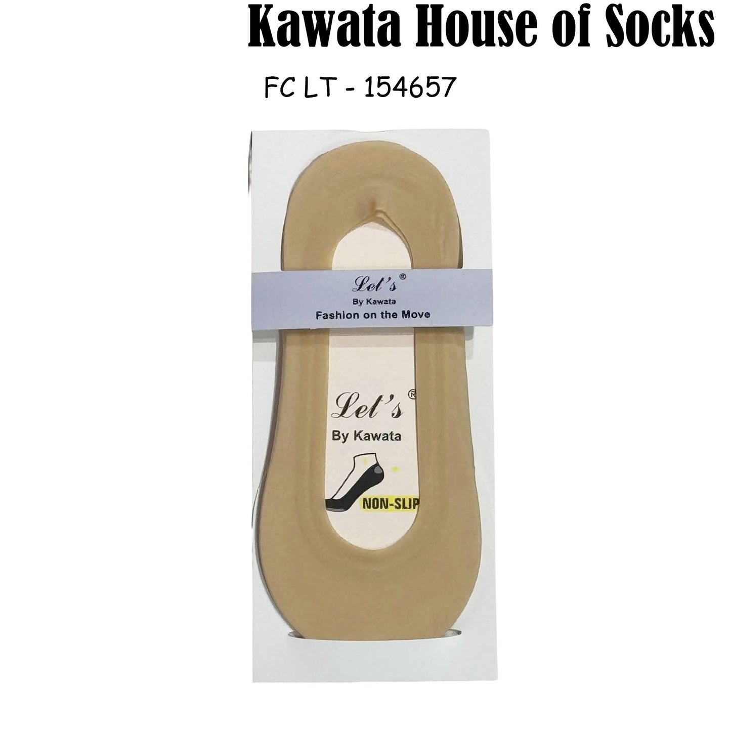 Kawata Nylon Foot Cover Liner with Cotton Base | Low Cut Socks
