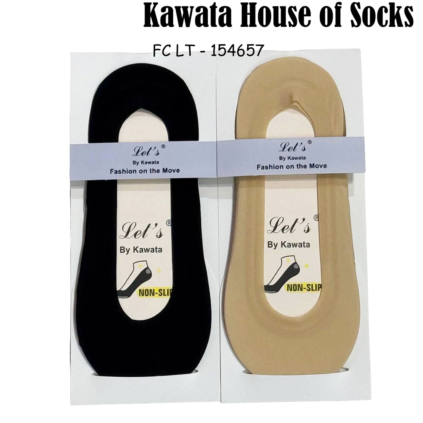 Kawata Nylon Foot Cover Liner with Cotton Base | Low Cut Socks