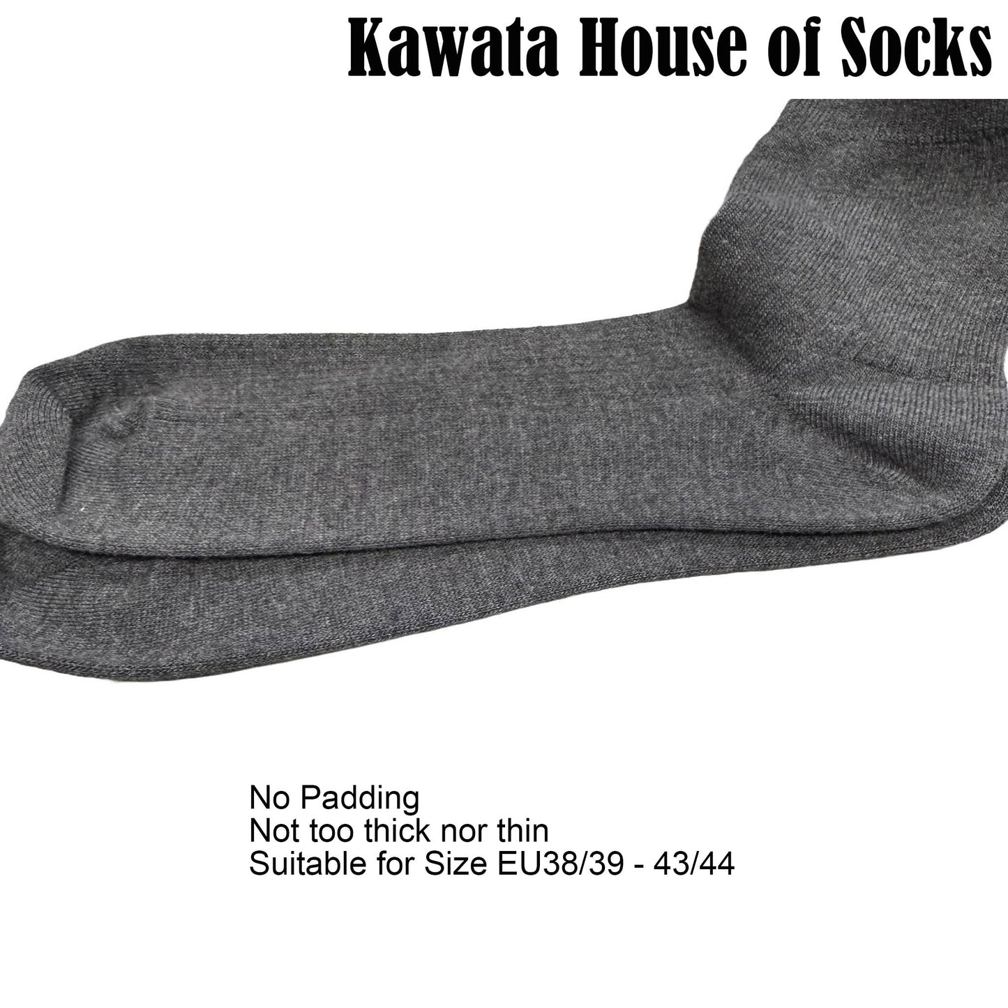 Crew Ribbed Cotton Business Socks