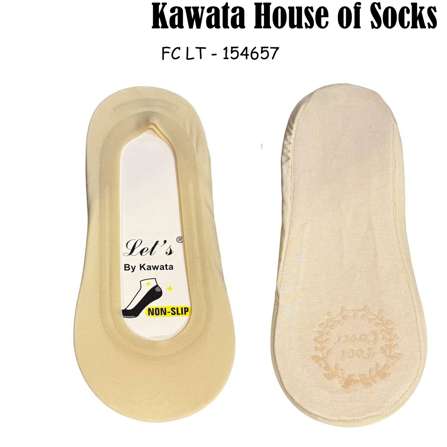 Kawata Nylon Foot Cover Liner with Cotton Base | Low Cut Socks