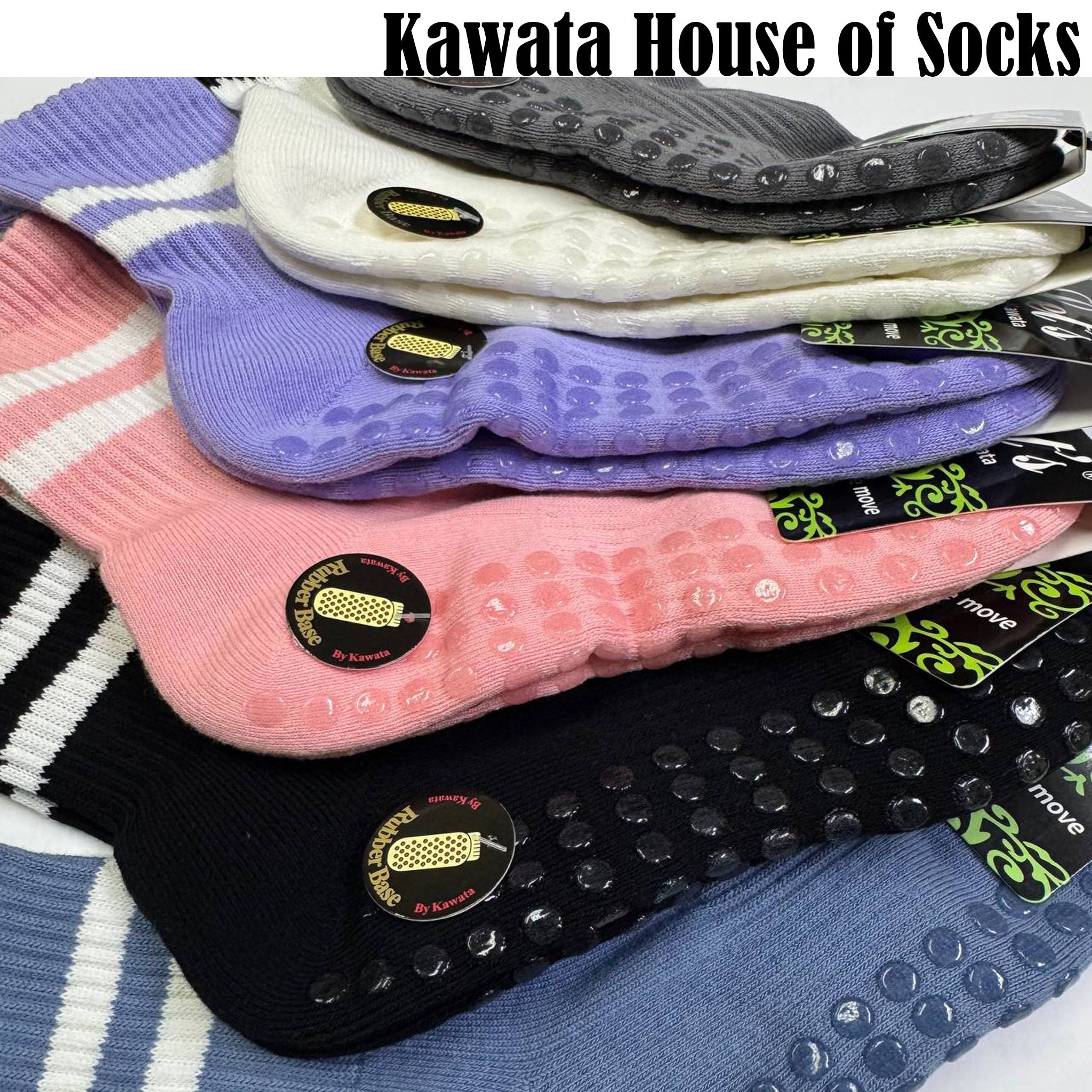 Anti Slip Crew Grip Socks | Pilates Yoga Barre Socks EU36- EU40