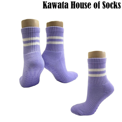 Anti Slip Crew Grip Socks | Pilates Yoga Barre Socks EU36- EU40