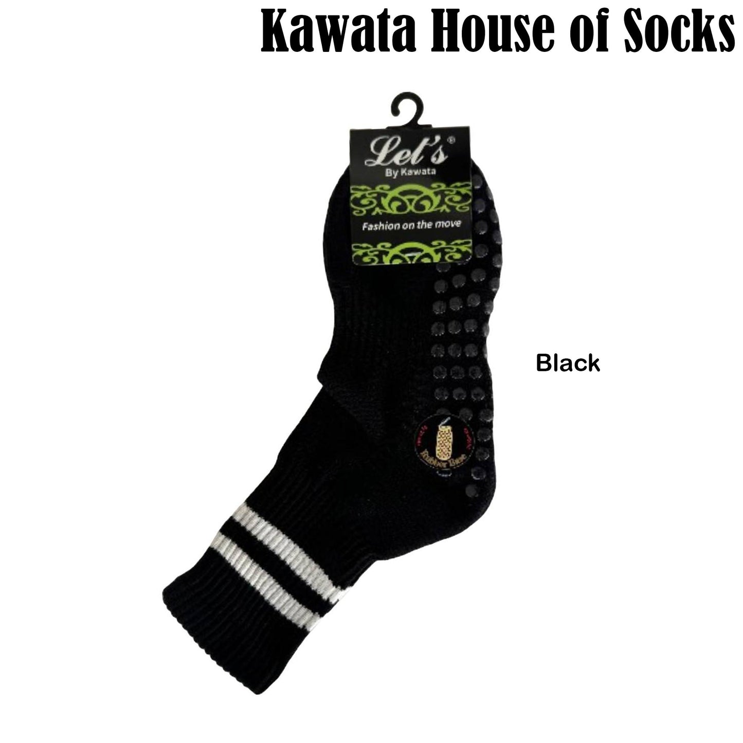 Anti Slip Crew Grip Socks | Pilates Yoga Barre Socks EU36- EU40