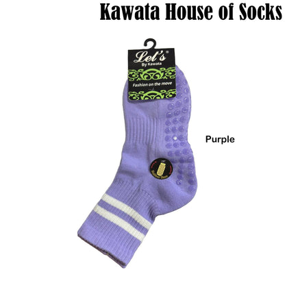 Anti Slip Crew Grip Socks | Pilates Yoga Barre Socks EU36- EU40