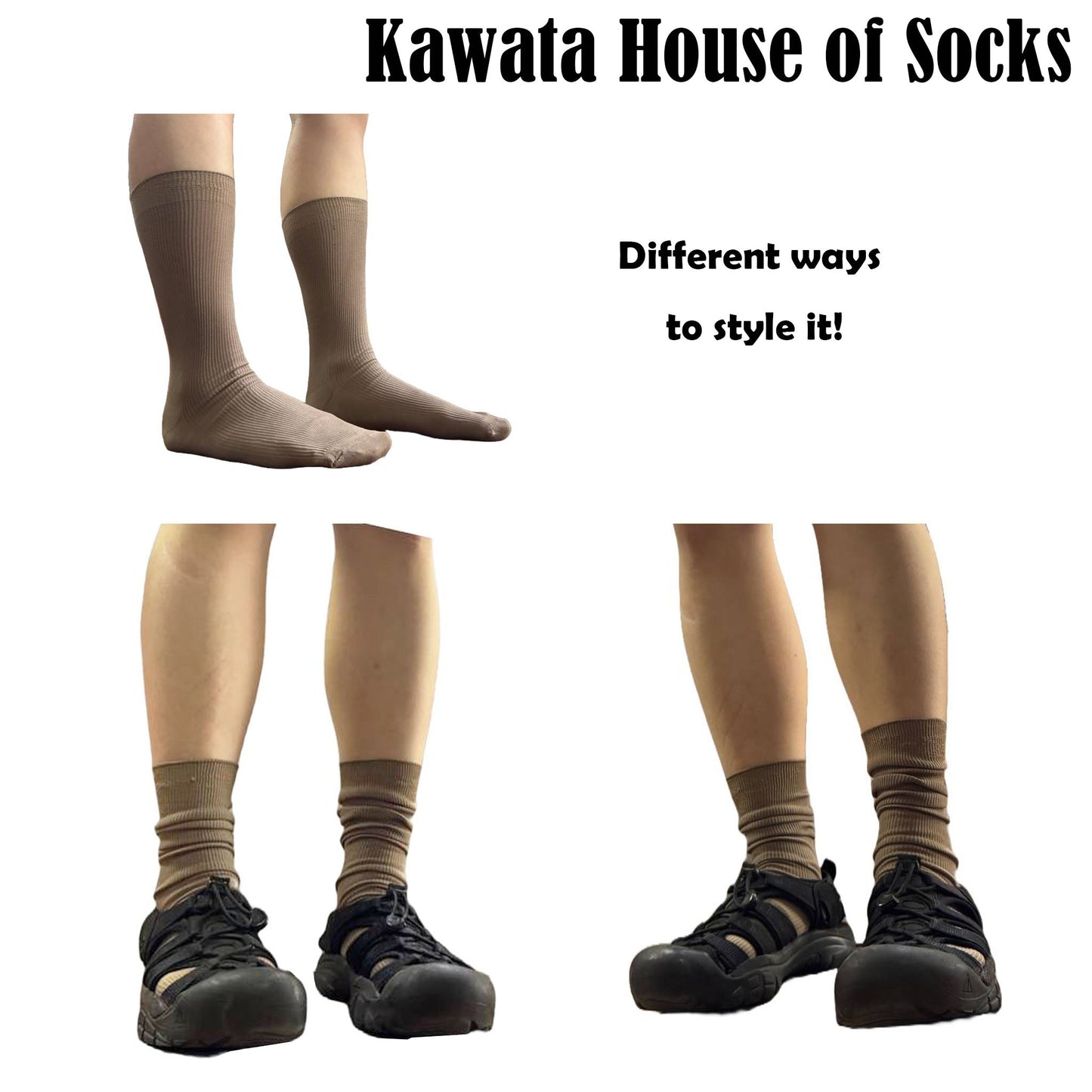 Nylon Long Business Socks | Bundle of 3 Pairs