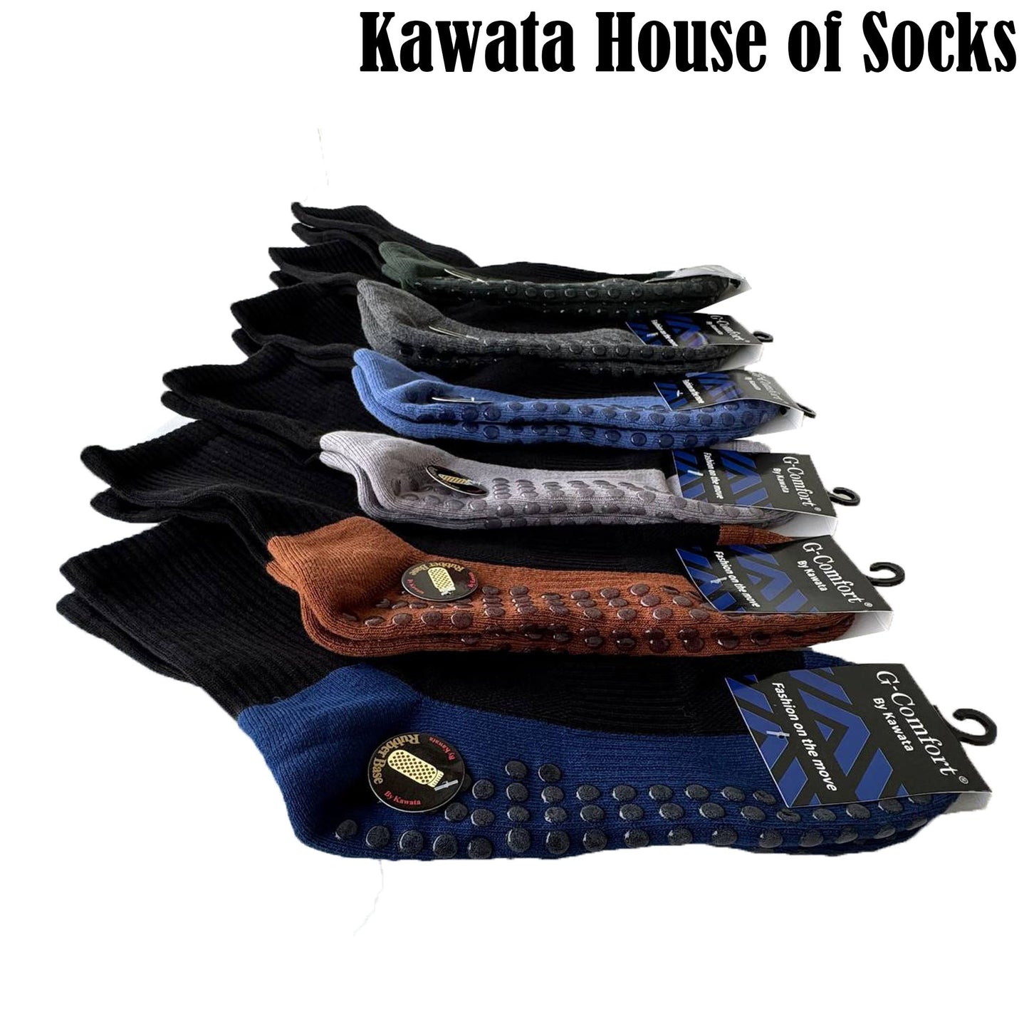 Anti Slip Cushioned Base Grip Socks EU39-EU44 | Yoga Pilate Socks