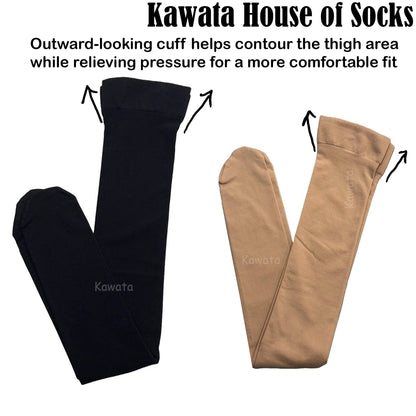 Opaque Over Knee Nylon Stockings | Above Knee Stockings 100 Deniers | Thigh High Stockings