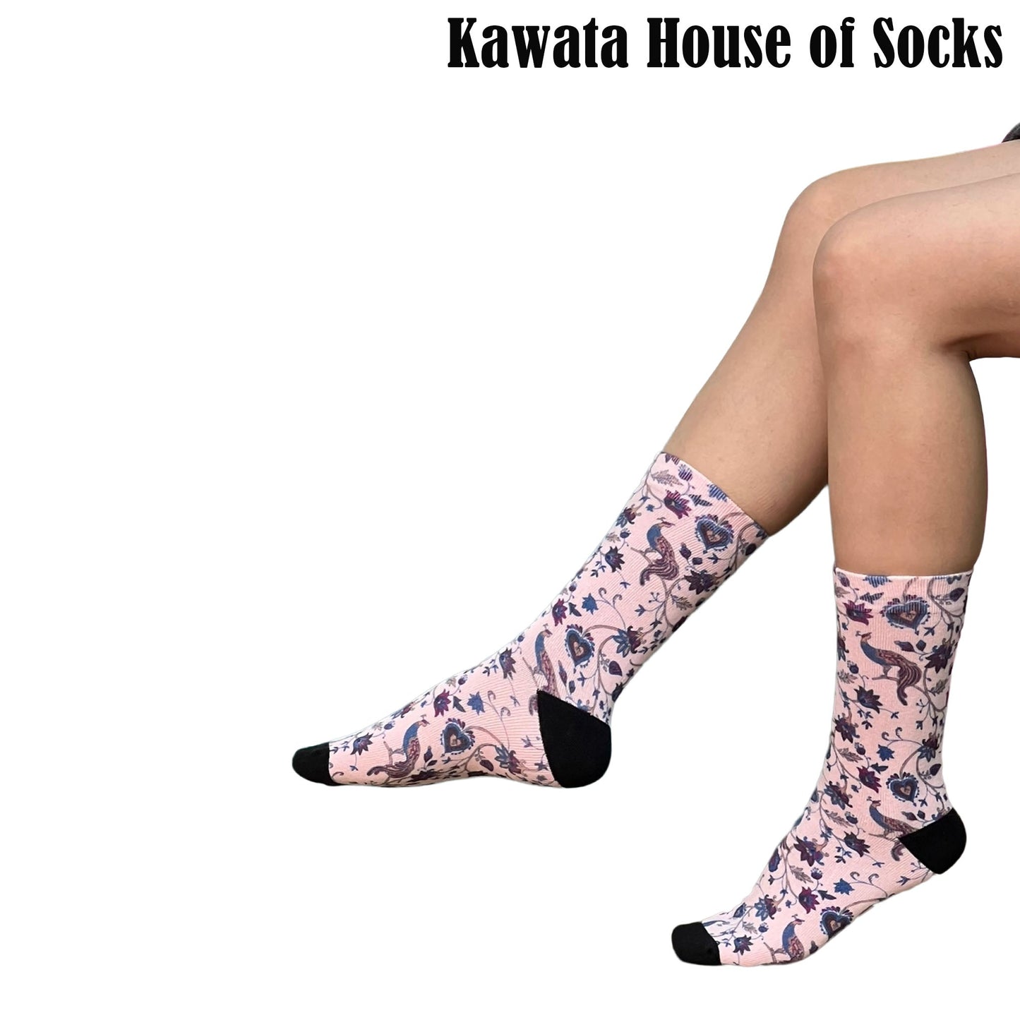 3-in-1 Motif Designs Bundle Mid-Calf Socks EU35-EU39 ( Set C )